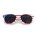 SHADERZ American USA Flag Retro 80's Sunglasses Classic America Patriotic Classic Sunglasses Eyewear