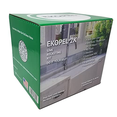 Tub Cast Ekopel Premium Refinishing Kit Odorless Sink/Bathtub With