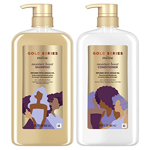 Pantene Gold Series Shampoo & Conditioner Moisture Boost with Argan Oil