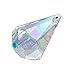 Swarovski Crystal, #6022 Xirius Raindrop Pendant 33mm, 1 Piece, Crystal AB