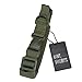 OneTigris Tactical Dog Collar with Handle and UTX-duraflex Buckles Adjustable Nylon Collar Fit Medium to Large Dog with 17'' - 24.2'' Neck Girth (OD Green)