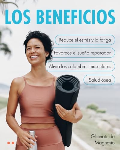 Magnesio bisglicinato - 500 mg - Alta potencia 100 capsulas veganas (3 meses suministro) - Bisglicinato de Alta Biodisponibilidad - Mejora del sueño - Glicinato de Magnesio para dormir
