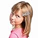 SWCCT 10PCS Sparkly Letter Hair Clip Word Barrettes Pins Crystal Bobby Pins Bling Handmade Luxury Rhinestones Hair Jewellery Headwear Accessories Jewelry for Women Girls