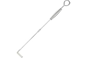Quantfire 26.5" BBQ Ash Tool Poker Rake, Charcoal and Grill Cleaning Ash Tools for Big Green Egg, Kamado Joe and Other Charcoal Grills Corner Cleaner Accessories