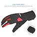 INBIKE Men's Winter Cold Weather Thermal Windproof Gel Bike Gloves Red X-Large