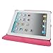 Cellularvilla 360 Degree Rotating Pink Glitter Pu Leather Flip Folio Stand Smart Case Cover for iPad with Retina Display (iPad 4th Generation), The New iPad 3 / iPad 2 (Automatic Wake/Sleep Feature)