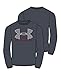 Under Armour Boys' UA Breakthrough Logo Long Sleeve T-Shirt Youth Large Stealth Gray