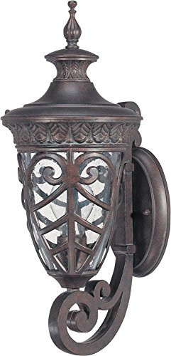 Nuvo Lighting 60/2055 One Light Lantern Outdoor Wall Mount, Bronze/Dark
