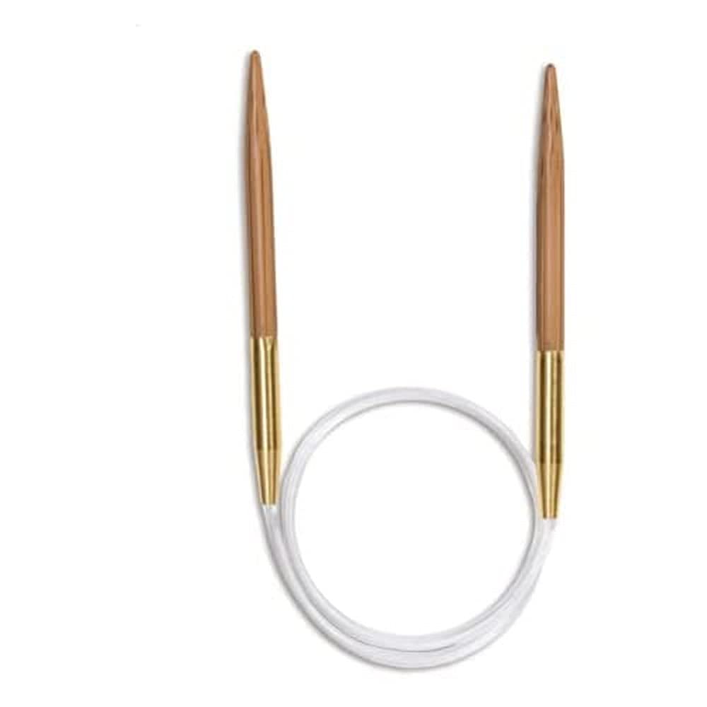 Seeknit Circular Knitting Needles, Bamboo, Beige, 50 cm x 4.5 mm — image 1