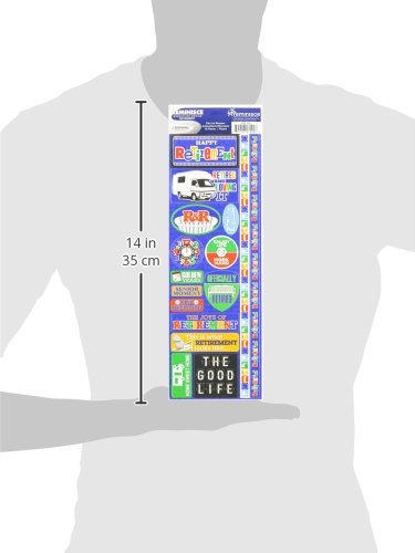 Reminisce Signature Series 2012 Cardstock Combo Stickers 4.25"X12"-Retirement