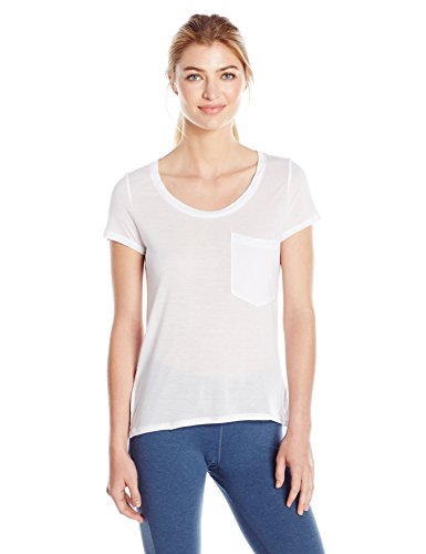 Alo Yoga Women's Rise Short Sleeve Top, White, S