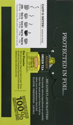 BIGELOW TEA GREEN TEA WITH LEMON, DECAF, 20 CT