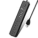 ONSMART USB Surge Protector Power Strip, 4 Multi Outlets with 4 USB Charging Ports, 3.4A Total Output-600J Surge Protector Power Bar, 6 ft Long UL Cord, Wall Mount-Black…