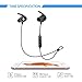 SoundPEATS Bluetooth Headphones In-Ear Sports Earbuds Secure Fit Wireless Earphones with Mic (6 Hours Play Time, Bluetooth 4.1, aptX, Sweatproof) - Q15 Black