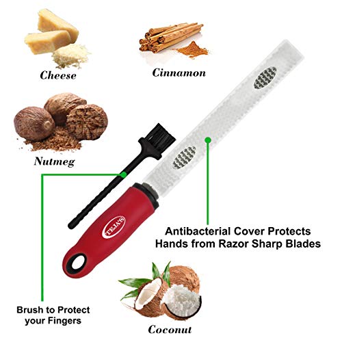 image for Teja's 3 in1 Lemon Zester & Cheese grater Stainless Steel Premium Qual