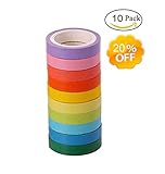 Washi Masking Tape Arts and DIY Crafts Decorative Masking Tape Collection Scrapbooking Sticker Gift Wrapping (#03)