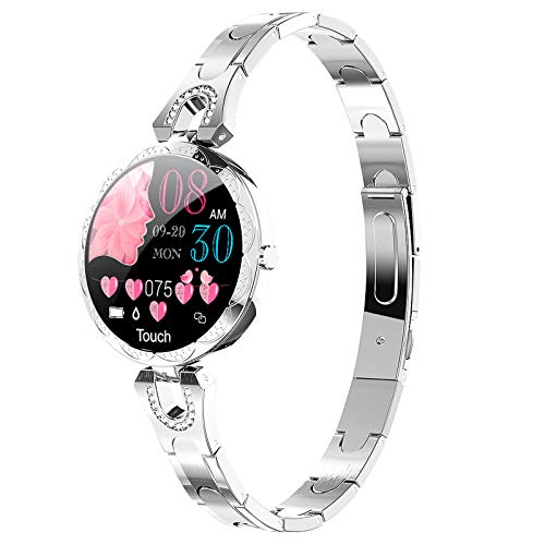 Loluka Classic Women Smart Bracelet Dress Watches for iOS Android