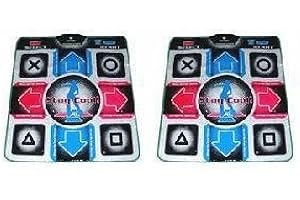 KONAMI Two Dance Dance Revolution Dance Pads for PS2
