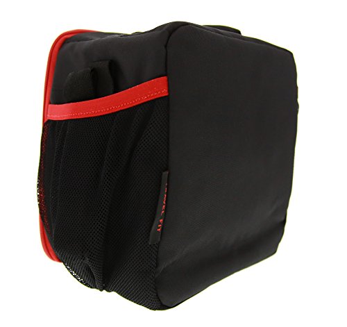 6 Pack Fitness Cube Americas #1 Choice in Meal Management 3 - Meal (Black/Red) - Thumbnail 7