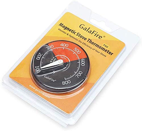 Magnetic Stove Thermometer Oven Temperature Meter for Wood Burning Stoves Gas Stoves Pellet Stove Stoves Avoid Stove Fan Damaged by Overheat