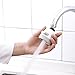 Faucet Sprayer Three Gear Adjustable, Water Saving Tap Anti Splash Tap Faucet Nozzle Filter Aerator Diffuser for Kitchen Bathroom