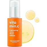 The Face Shop Vitamin C Skin Brightening Serum - Brighten Complexion, Fade Dark Spots, Improve Dull & Uneven Skin Tone - Vitamin C Face Serum, Hyaluronic Acid, Niacinamide Serum - Korean Skin Care