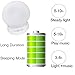 VR-robot Bluetooth LED Night light, Multicolor Smart Silicone Mushroom Touch Lamp,TF Card, Play Music,Phone Calls. Great for nightstand, Babies Room, Camping, Boating, Yoga Usage, App Control(White)