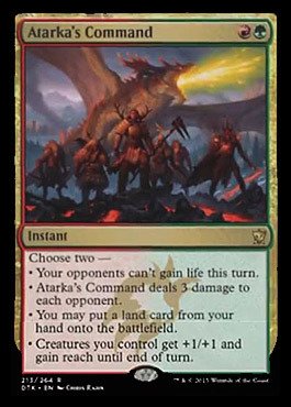 Magic: the Gathering - Atarka's Command - Dragons of Tarkir