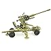koolfigure Custom WWII Towed Anti-Aircraft Machine Gun Building Blocks Toy Set, WW2 Military Army Mini Build Bricks