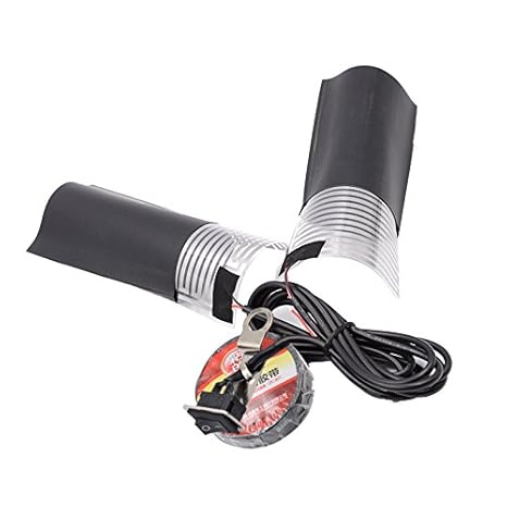 MagiDeal Motorrad Beheizt Griff Pads Lenker Atv Roller Griffe Heizung Pads Heizgriffe Heizpads - Größer Pads