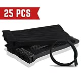 25PCS Reusable Cable Zip Ties - Electronics Wire Organizer Cord - Hook and Loop Fastener 8" x 0.5"