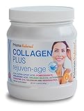 Prisma Natural Rejuven-Age Collagen Plus Protein Supplement, 300g, Powder, Type I Marine-Based Hydrolyzed Collagen Peptides with Grape Seed and Pomegranate Extract for Improved Vitality