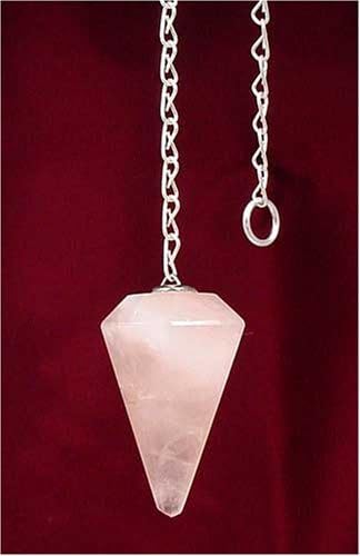 Reiki Charged Natural Rose Quartz Crystal Pendulum Factory Seconds