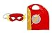 Lazu Superhero Dress Up Costumes 7 Satin Capes with Felt Masks
