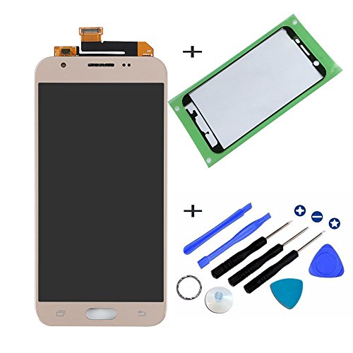 Eaglestar J327 Full LCD Assembly With Touch Screen Digitizer and LCD Pre-installed Replacement With Pre-cut Frame For Samsung Galaxy J3 2017 Prime/Emerge J327 J327A J327V J327P J327T1 J327R4+Tools