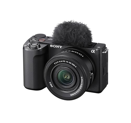 Sony ZV-E10 II | APS-C Interchangeable Lens Hybrid Camera with 16-50mm f/3.5-5.6 (4K60p Video 4:2:2 10-Bit, 26 MP, Digital Stab, Real Time Eye AF)