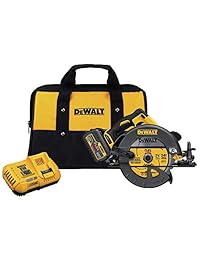 DeWalt dcs575t1r 60 V Max batería de ion de litio de 7 1 4 en. Kit de sierra circular con flexvolt batería (reacondicionado certificado)