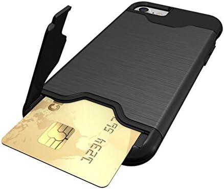 Dreamoon iPhone 6 Plus Case, Dual Layer Shock Absorption Protective with Credit Card Slot and Kickstand Wallet Case [Card Slot Holder] for Apple iPhone 6 Plus / iPhone 6s Plus