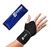 Copper Compression Wrist Ice Pack Wrap. Hot + Cold Wrist Support Sleeve. Heat + Icing Reusable Therapy Compress Brace for Tendonitis, Carpal Tunnel, Arthritis, Sprained Wrists, Hand Pain, Computer