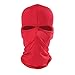 Xiabing Balaclava Breathable Lightweight Lycraspandex Ski Full Face Balaclava for Cycling Sports,Red