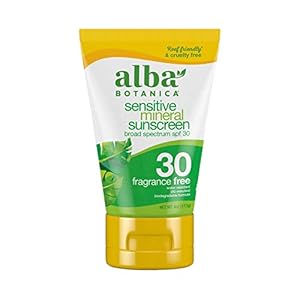 Alba-Botanica-Sunscreens-Sensitive-Mineral-Lotion-SPF30-100-g Alba Botanica Sunscreens Sensitive Mineral Lotion SPF30, 100 g