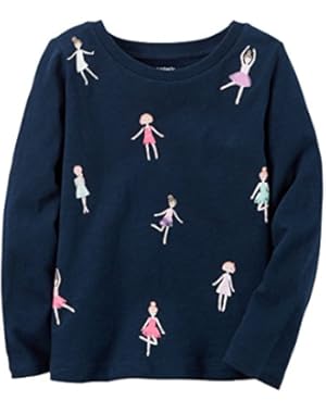 Long-Sleeve Graphic Tee Navy 2T