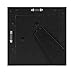 Lilian Black With Silver Display 6x6 Desk/Wall Picture Frame - Made to Display Pictures 4x4 with Mat or 6x6 Without Mat - Wall Mounting Material Included.