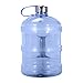 Geo Sports Bottles GEO 1 Gallon (128oz) BPA Free Reusable Leak-Proof Drinking Water Bottle w/48mm Stainless Steel (Dark Blue)