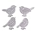 KKathson 4PC Birds Metal Cutting Dies Stencil Scrapbook Paper Card Craft Embossing DIY