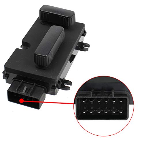 901-202 Driver Side Power Seat Adjuster Recline Switch 12450166 for 1999-2007 Cadillac Escalade Chevy Avalanche Silverado Suburban Tahoe GMC Sierra Yukon Hummer H2