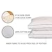 White Goose Feather Gusset Pillows, Double Stitching Rhombic Quilting Pattern, Double Thick Cotton Fabric Cover, King Size, 2 Pack