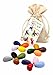 Crayon Rocks, Crayons in a Rock Shape, 16 Count, Tripod Grip Made For Handwriting Development in Kids and Toddlers, Fun & Educational, Creative Activity, Comes in a Muslin Bag - 16 Colors