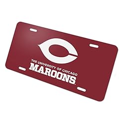 University of Chicago Maroons Logo Novelty Metal