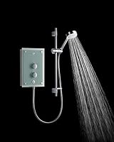 Mira Azora 9.8kW Thermostatic Electric Shower Frosted Glass Chrome 1.1634.011 view 2
